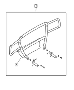 82206474 - Mopar Accessories - Component Parts: Brush Guard Kit for Mopar Image