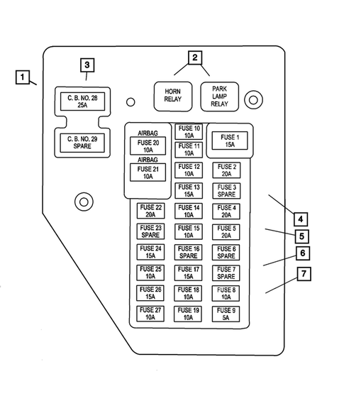 Relays for 2003 Dodge Dakota #1