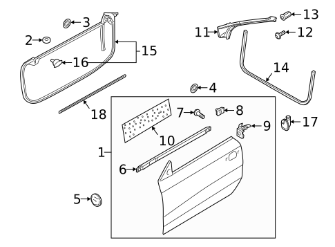 Exterior Trim - Door for 2011 Audi A5 Quattro #0