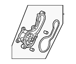 19200RBJ003 - Cooling System: Water Pump Assembly for Honda: CR-Z, Insight Image