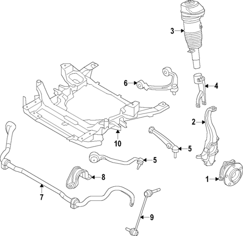 Front Suspension for 2025 BMW X5 #0
