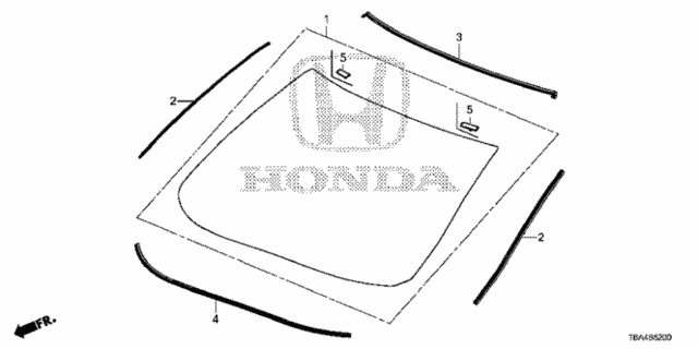Front Windshield for 2016 Honda Civic #0