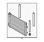 97606A6200 - : 2014-2015 Hyundai Elantra GT - Condenser Assembly for Hyundai: Elantra GT Image