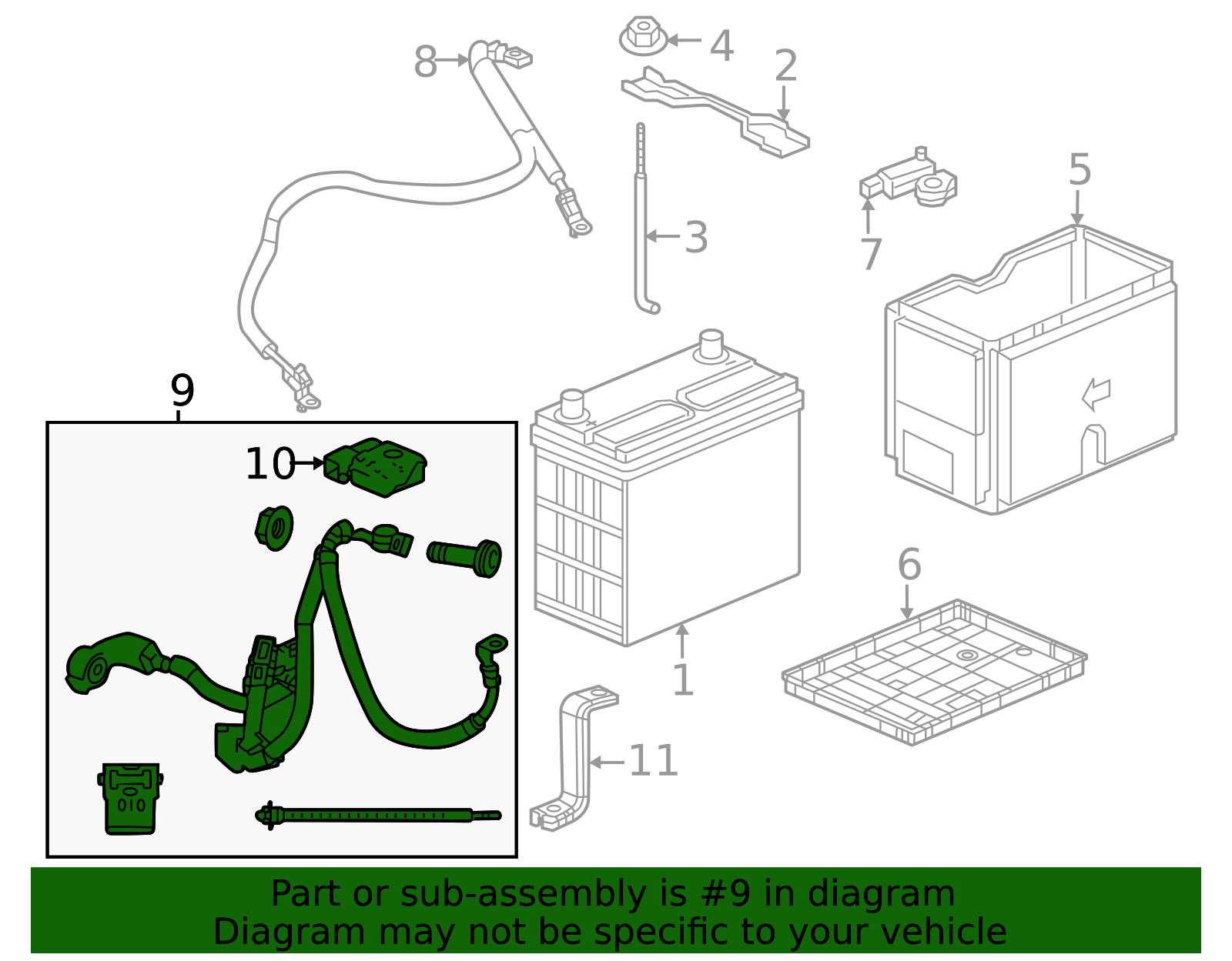 2023-2025 Honda CR-V Negative Cable 32600-3A0-A00 | OEM Parts Online