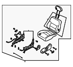 GD7B57100G29 - Body: Seat Assembly for Mazda Image