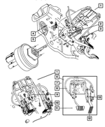 52855325AB - Service Brakes: Brake Pedal Sensor for Mopar Image