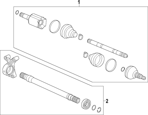 Axle Shafts & Joints for 2017 Buick LaCrosse #0