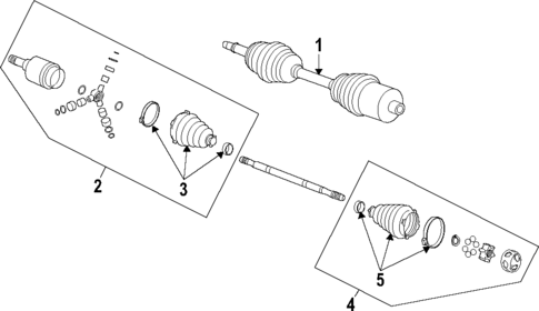 Axle Shafts & Joints for 2008 Saturn Astra #0