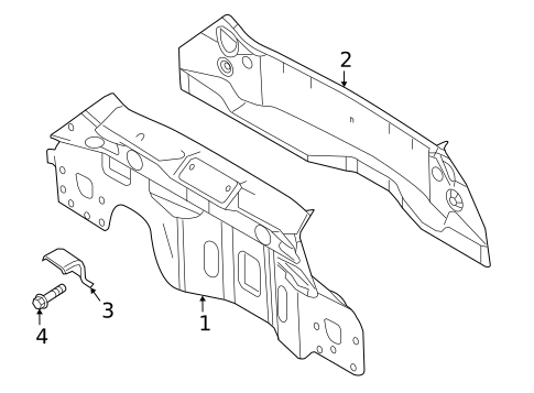Rear Body for 2014 Ford Fiesta #1