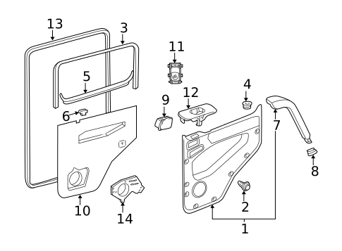 Front Door for 2014 Mercedes-Benz G550 #1