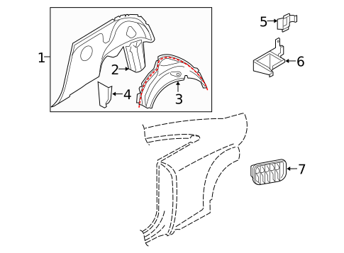 Inner Structure for 2013 Audi TTS Quattro #0