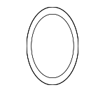 19322PCX003 - Cooling System: Water Manifold O-Ring for Honda: Accord, Civic, CR-V, Crosstour, Element, S2000 Image