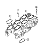 6509390AA - 3.6L Gas; Engine: Hex Flange Head Bolt, Mounting for Mopar Image