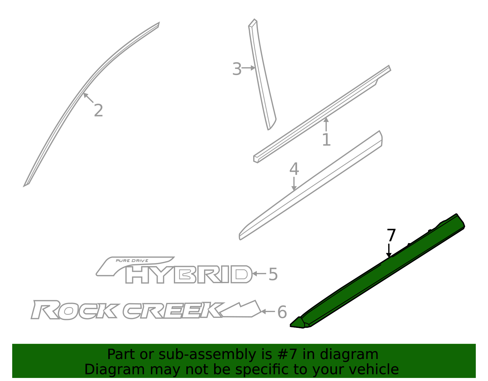 Rocker Panel Guard - Protects Against Road Debris 80876-3KA0B ...