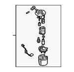 31110G3650 - Fuel System: Fuel Pump Assembly for Hyundai: Elantra GT Image