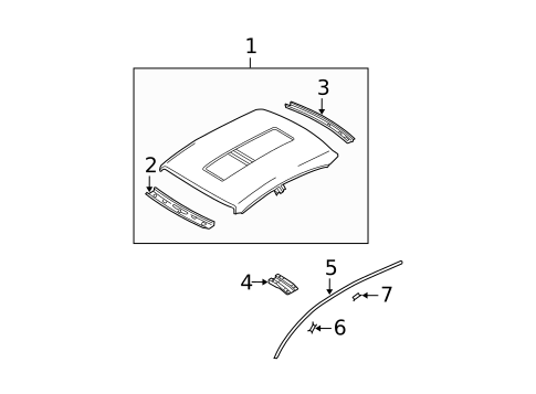 Roof & Components for 2008 Nissan Maxima #0