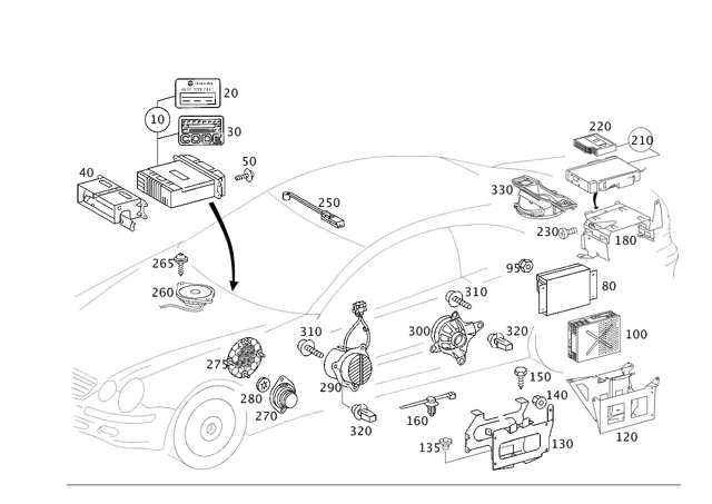 2155451040 - Special Equipment: Holder for Mercedes-Benz Image image