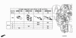 28015RCL315 - Transmission - Automatic: SOLENOID SET A, SHIFT for Acura Image