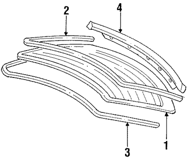 79750D4002 - : Reveal Molding for Nissan Image
