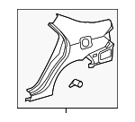 6160202170 - Body: Quarter Panel for Toyota: Corolla Image