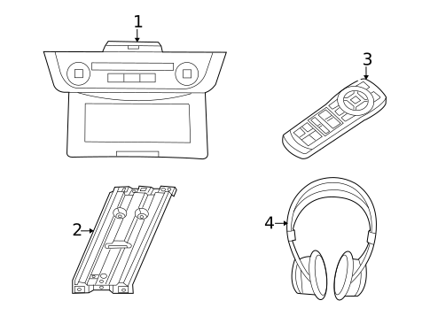 Entertainment System Components for 2012 Ram 2500 #0