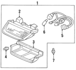 34270SV5A01 - Electrical: Stop Lamp Assembly for Honda: Accord Image