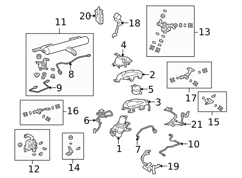 Auto Leveling Components for 2010 Lexus RX350 #0