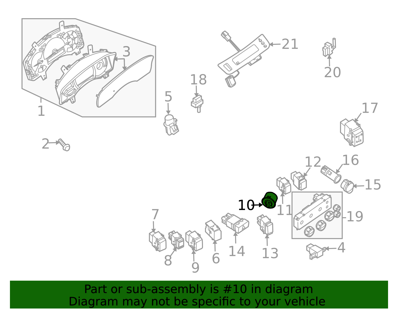 25535-7S200 - High-Quality Transfer Case Switch for 2004-2006 Nissan ...