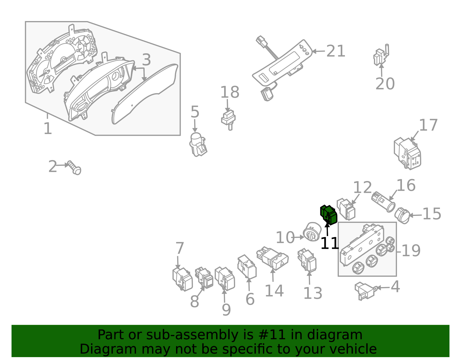 25145-9FD0A - Switch 2004-2015 Nissan | Official Nissan Parts Store