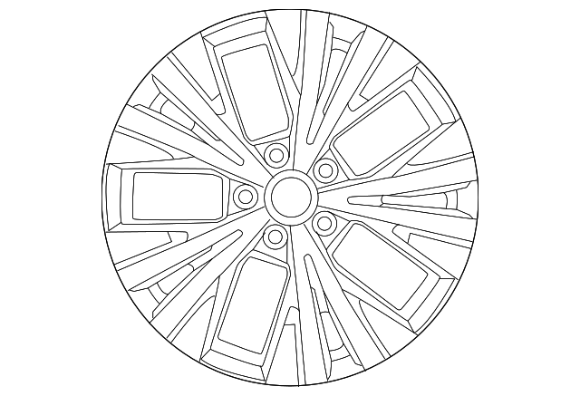 2024-2025 Nissan Rogue Wheel, Alloy D0C00-6RZ3A | OEM Parts