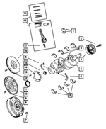 5012356AB - Engine 3.7L Six Cylinder: Washer Washer Package for Mopar Image