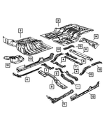 6509197AA - Frame, Bumper and Fascia: Hex Head Screw for Mopar Image