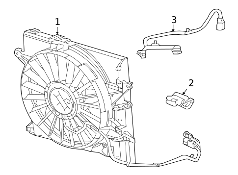 Cooling Fan for 2010 Jaguar XF #0
