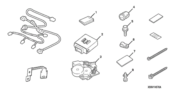 Back-UP Sensor Attachment (2) for 2007 Honda Pilot #0