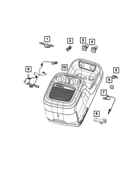 Wiring, Instrument Panel for 2020 Chrysler Voyager #1
