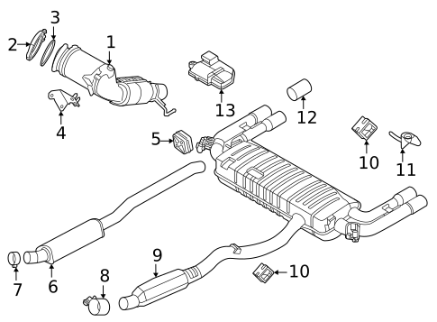 Exhaust & Tail Pipes for 2026 BMW X1 #0