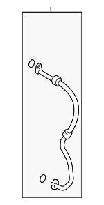 97763G7000 - HVAC: Suction Pipe for Hyundai: Ioniq Image