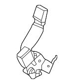 72119484965 - : Center Buckle for BMW: 840i Gran Coupe, 840i xDrive Gran Coupe, M8 Gran Coupe, M850i xDrive Gran Coupe Image