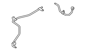 2007-2010 GM Turbocharger Coolant Return Pipe 97372024 GM ...