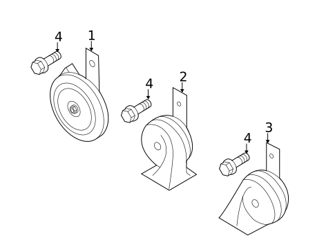 Horns for 2014 Hyundai Elantra Coupe #0