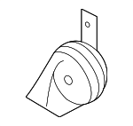 966213F600DS - Electrical: Horn for Hyundai: Elantra, Elantra Coupe Image