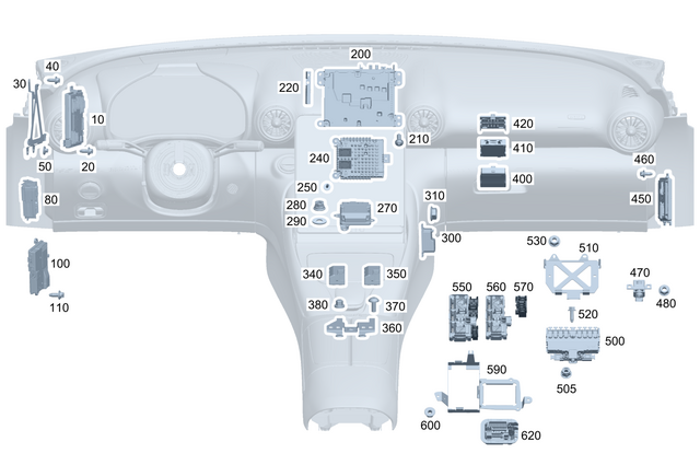 9009522 - : Control Unit for Mercedes-Benz Image
