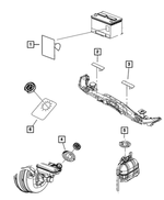 68213176AA - Labels: Coolant System Cap Label for Mopar Image