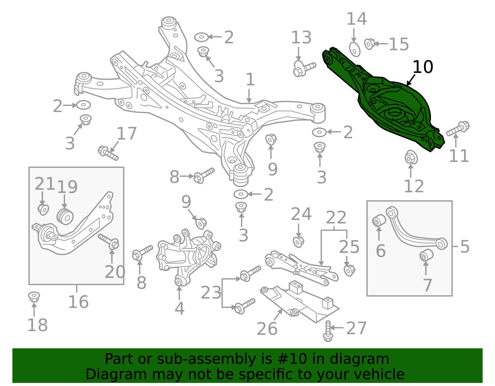 TK48-28-300 - Lower Control Arm 2016-2023 Mazda CX-9 | Mazda-Parts