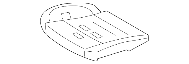 Seat Cushion Pad (52-10-7-254-407)
