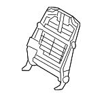 52107251482 - Body: Seat Back Frame for BMW: 535i GT, 535i GT xDrive, 550i GT, 550i GT xDrive, 740i, 740Li, 750i, 750i xDrive, 750Li, 750Li xDrive, 760Li Image