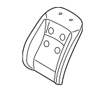 52107249961 - Body: Seat Back Pad for BMW: 528i, 528i xDrive, 535d, 535d xDrive, 535i, 535i GT, 535i GT xDrive, 535i xDrive, 550i, 550i GT, 550i GT xDrive, 550i xDrive, 740i, 740Li, 750i, 750i xDrive, 750Li, 750Li xDrive, 760Li, ActiveHybrid 5 Image