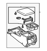 5890160820A5 - Body: Console Assembly for Lexus: LX570 Image