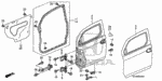 90162SDAA00 - Body/Air Conditioning: BOLT, SPECIAL (10X34) for Honda Image