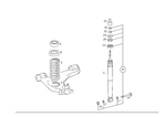 2023231500 - Springs and Suspension: Shock Absorber for Mercedes-Benz Image
